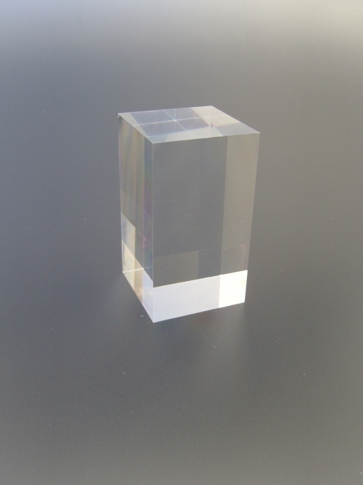 Bloc carré PMMA 30mm - Aplastic94