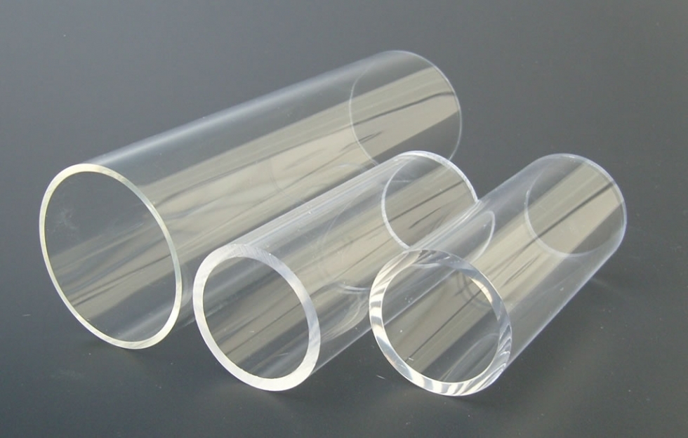 Tube PMMA coulé incolore poli Ø 50/44 mm - Aplastic94
