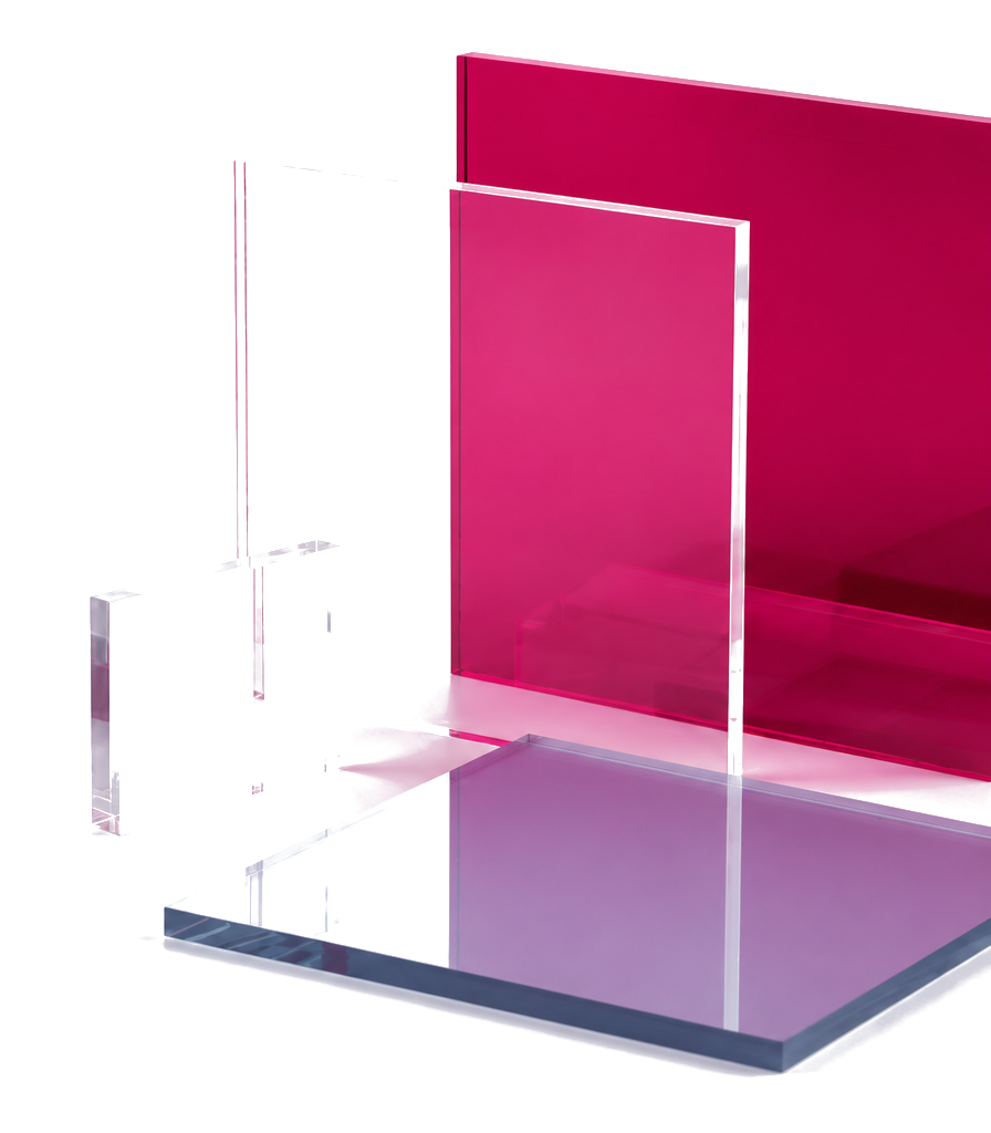 Plaques de plexiglas colorées Aplastic94